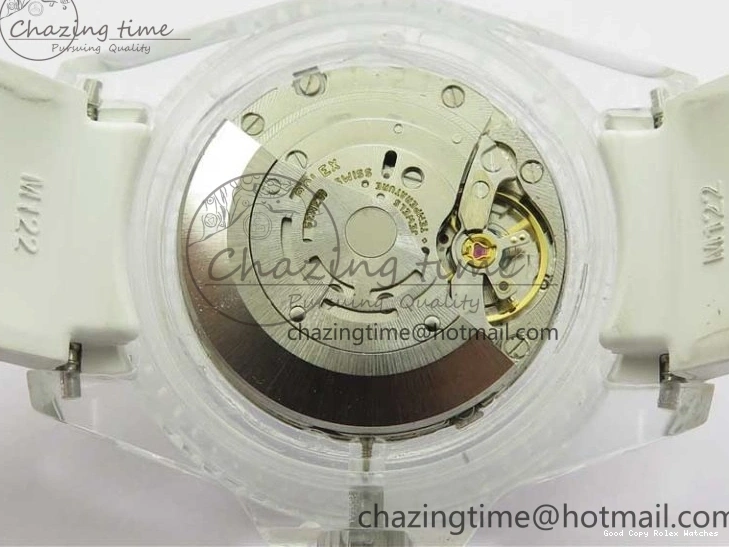 AAA Replica Watches Strap Fruit 3AF FreshLook 2620 Blue Submariner Phantomlab Rubber Transparent Dial Best Edition VR on White 1219